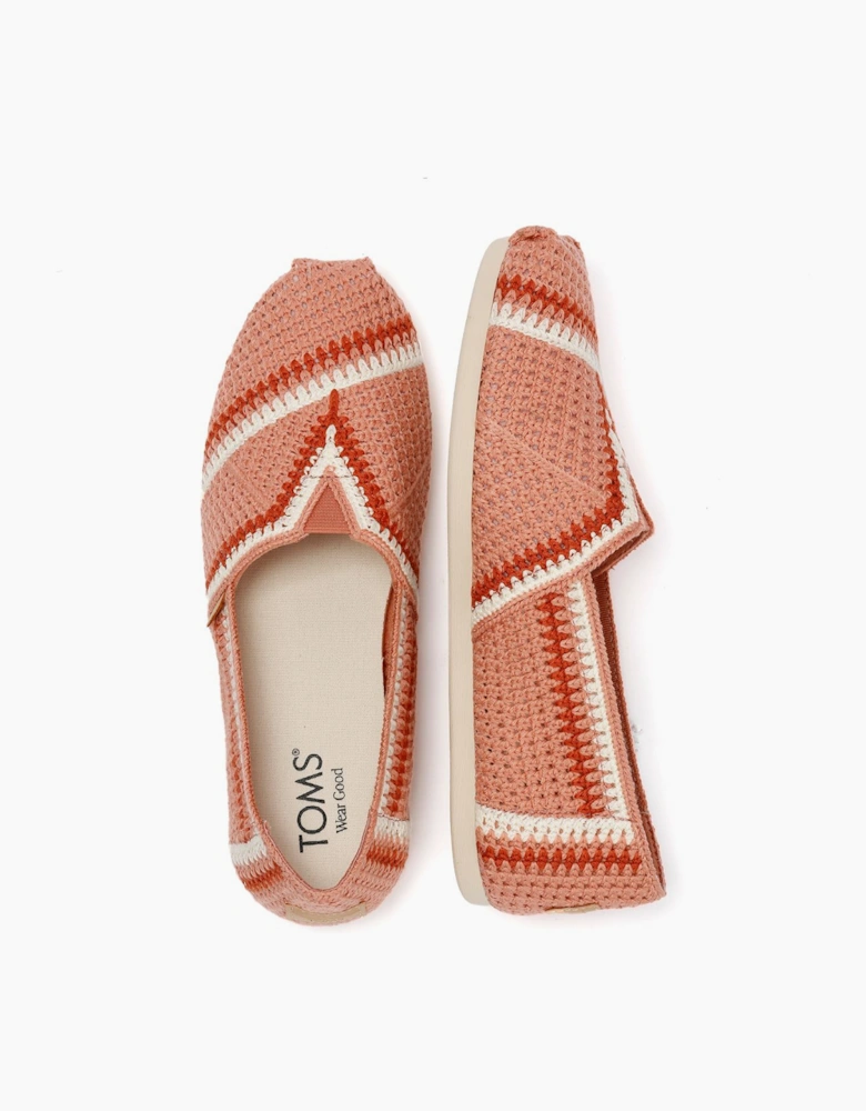 TOMS Alpargata Classic Cotton Women's Medium Pink Espadrilles