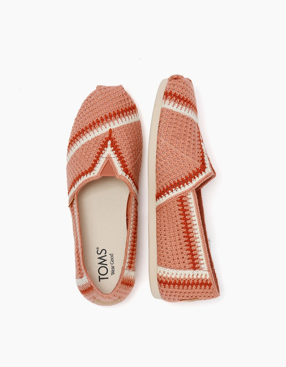 TOMS Alpargata Classic Cotton Women's Medium Pink Espadrilles
