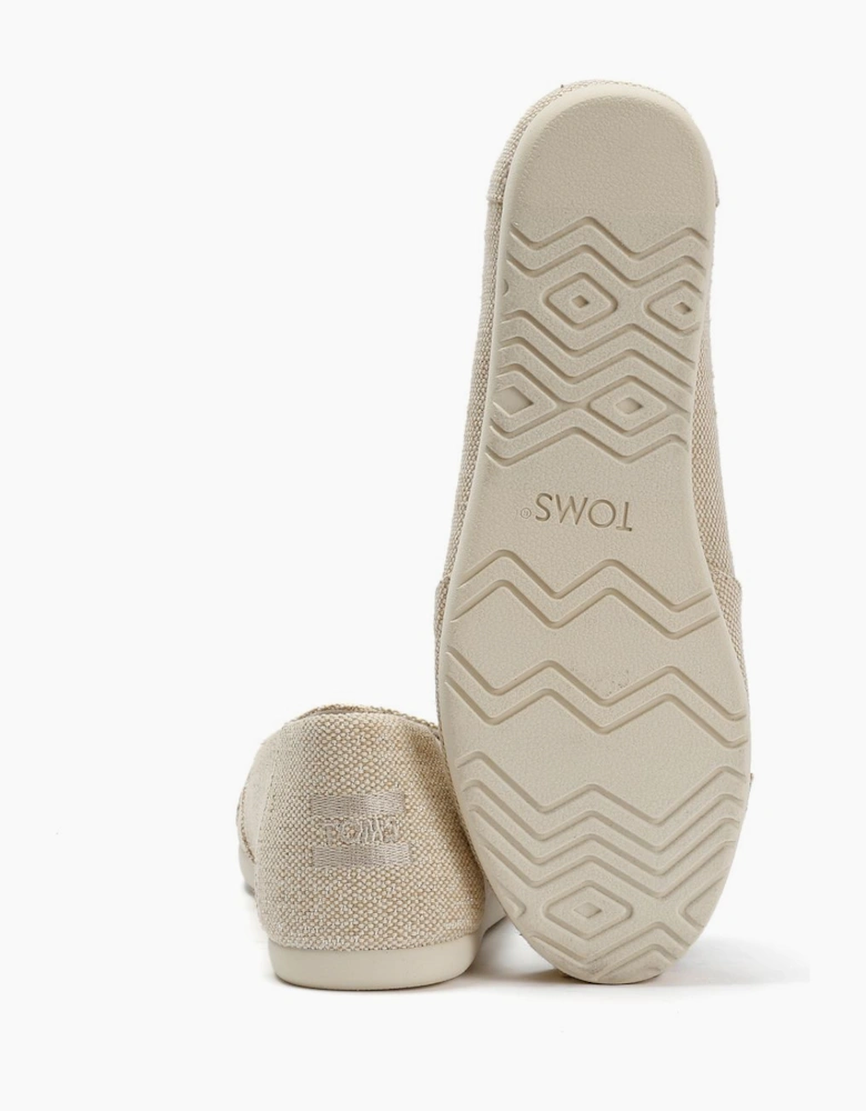 TOMS Alpargata Ballet Canvas Women's Champagne Espadrilles