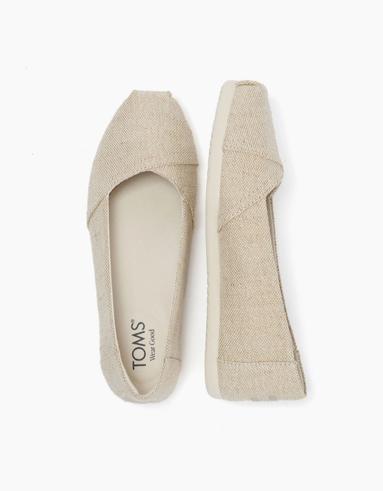 TOMS Alpargata Ballet Canvas Women's Champagne Espadrilles