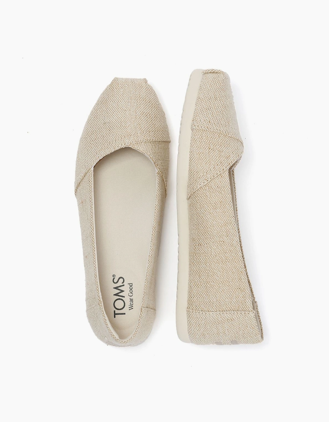 TOMS Alpargata Ballet Canvas Women's Champagne Espadrilles