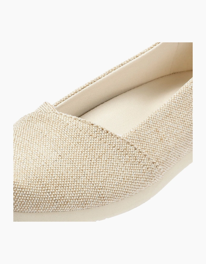 TOMS Alpargata Ballet Canvas Women's Champagne Espadrilles