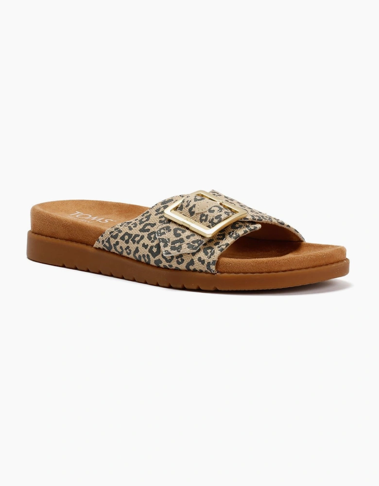 TOMS Marin Slide Women's Leopard Sandals