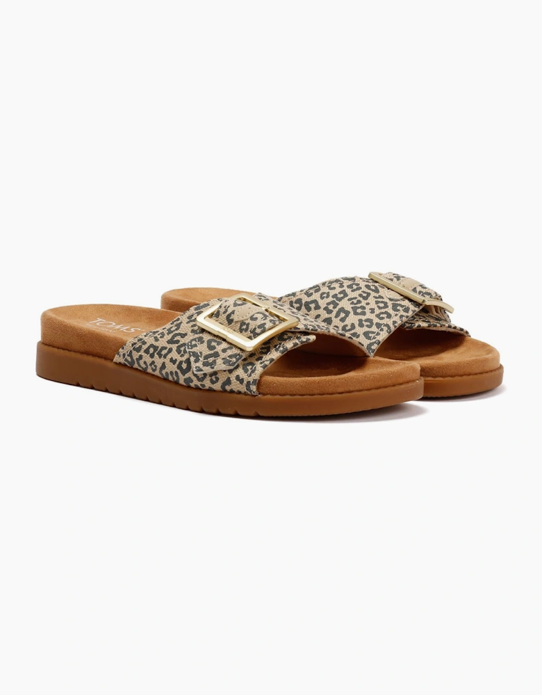 TOMS Marin Slide Women's Leopard Sandals
