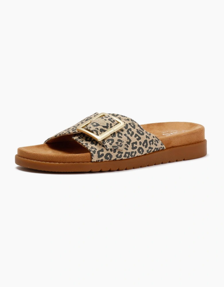 TOMS Marin Slide Women's Leopard Sandals
