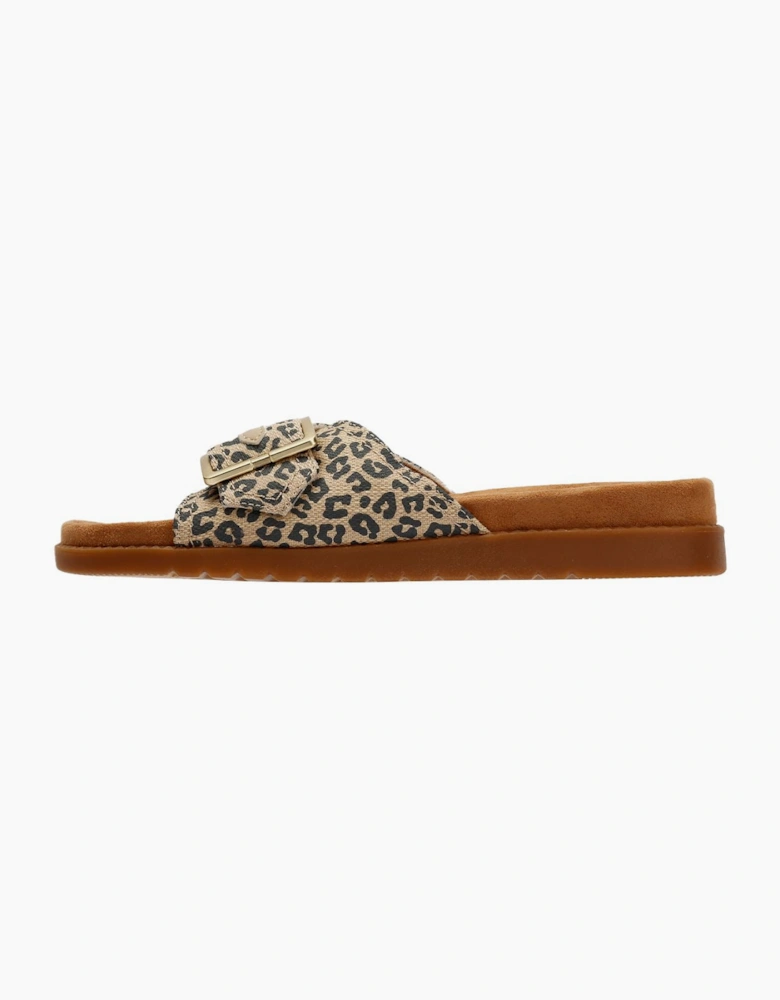 TOMS Marin Slide Women's Leopard Sandals