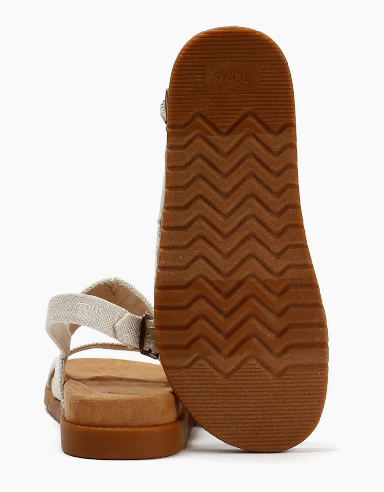 TOMS Marin Slingback Textile Women's Natural Sandals