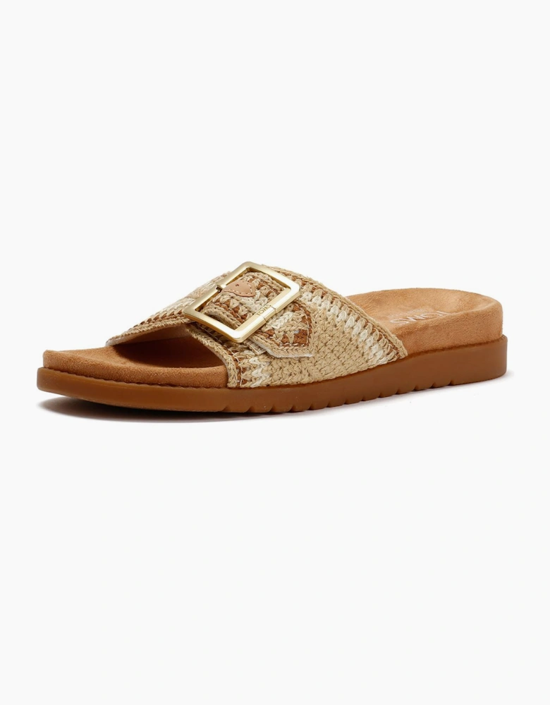 TOMS Marin Slide Textile Women's Dark Beige Sandals