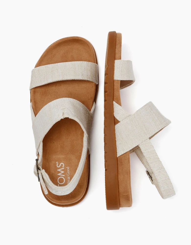 TOMS Marin Slingback Textile Women's Natural Sandals