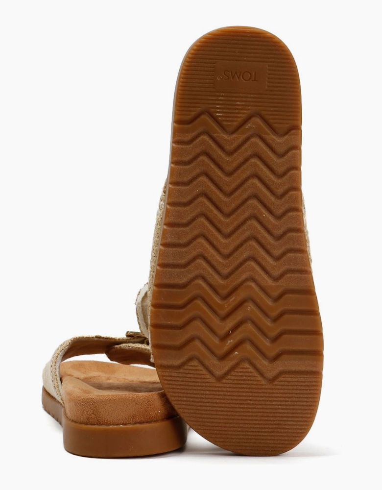 TOMS Marin Slide Textile Women's Dark Beige Sandals