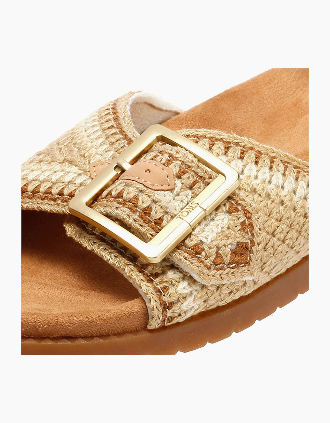 TOMS Marin Slide Textile Women's Dark Beige Sandals