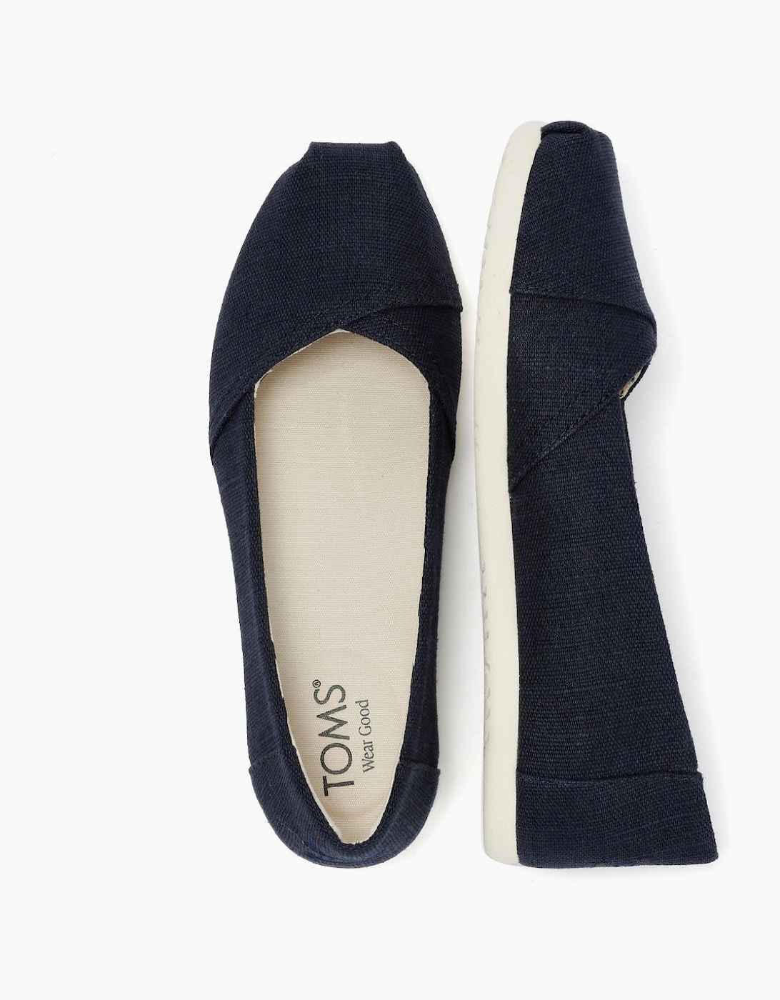 TOMS Alpargata Ballet Canvas Women's Navy Espadrilles