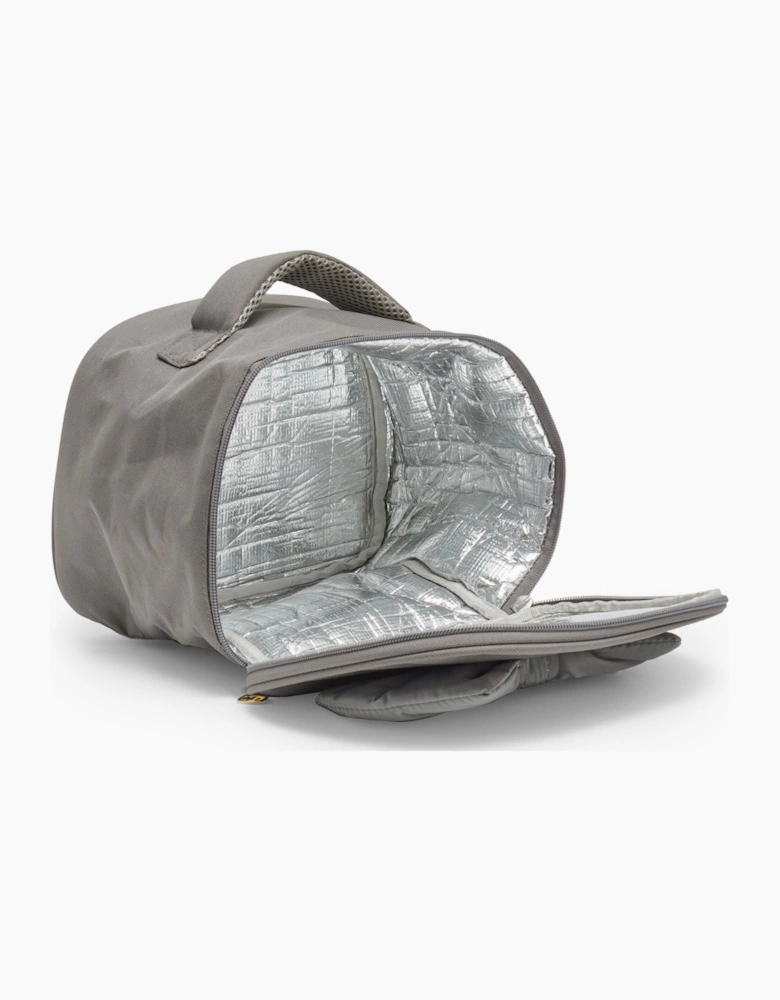 Girls Grey Bow School Lunchbox Bag