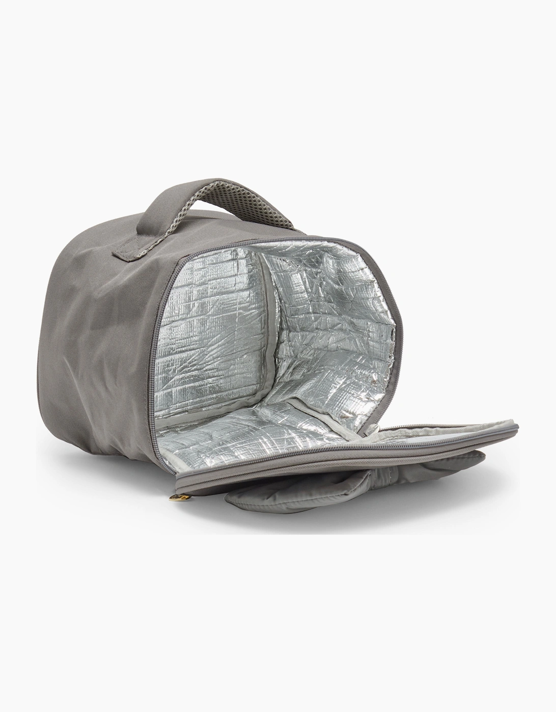 Girls Grey Bow School Lunchbox Bag