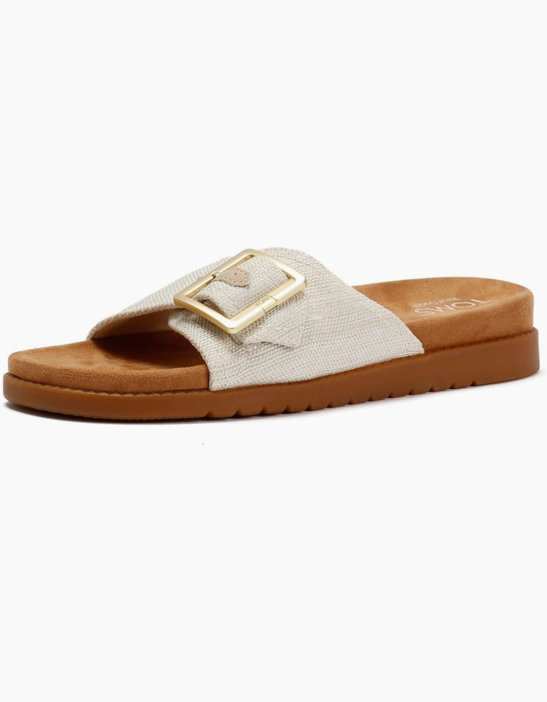 TOMS Marin Slide Textile Women's Natural Sandals