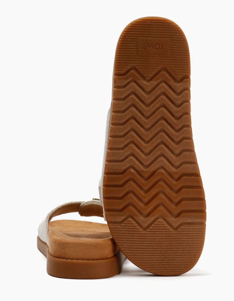 TOMS Marin Slide Textile Women's Natural Sandals