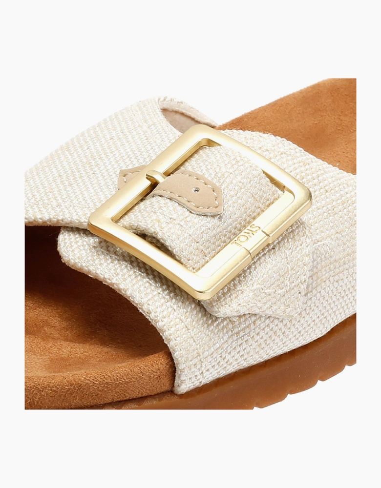 TOMS Marin Slide Textile Women's Natural Sandals