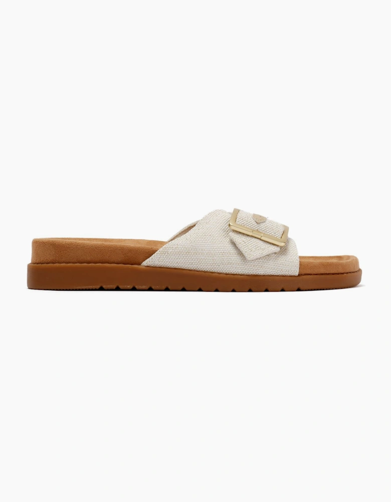 TOMS Marin Slide Textile Women's Natural Sandals