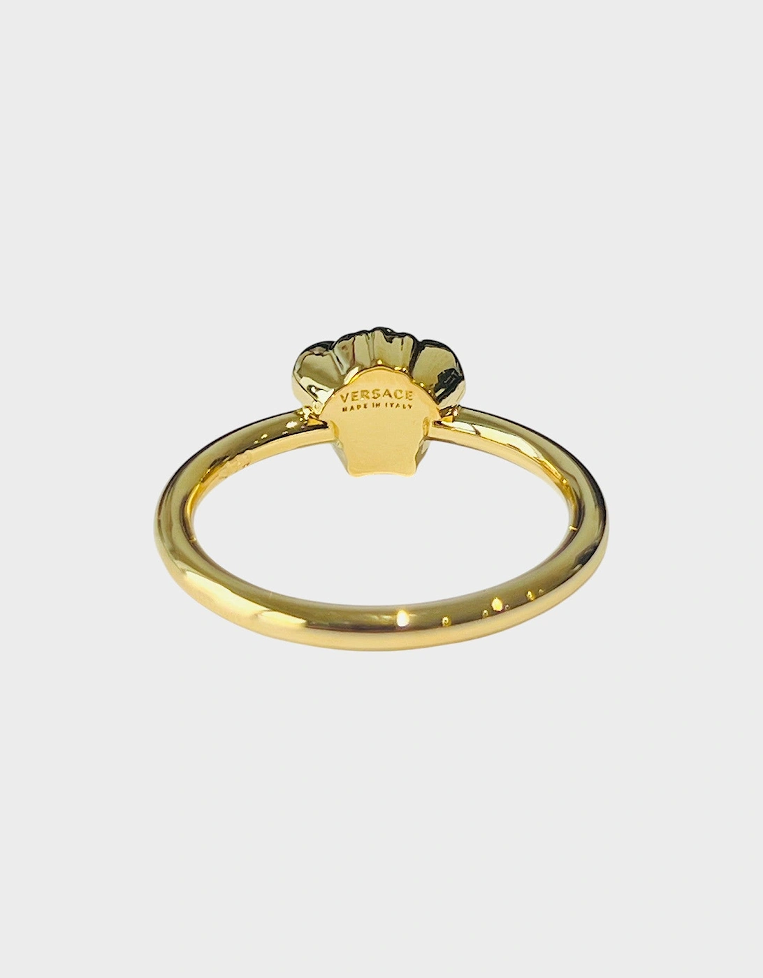 Medusa Head Ring Metal Gold Tone