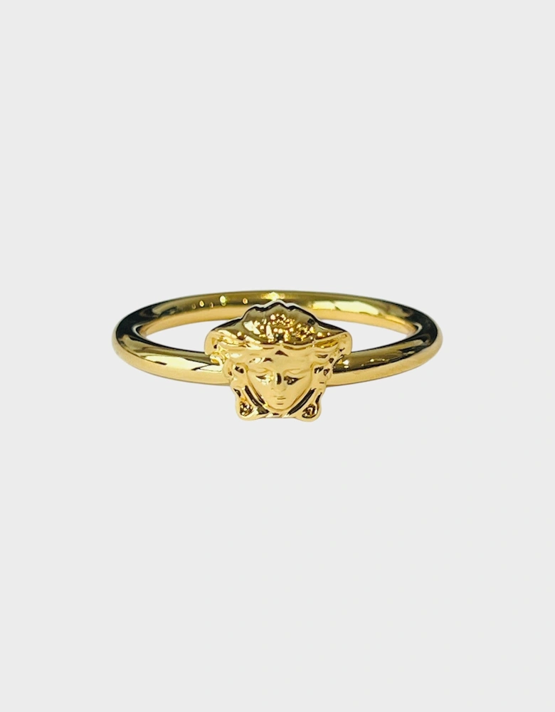 Medusa Head Ring Metal Gold Tone
