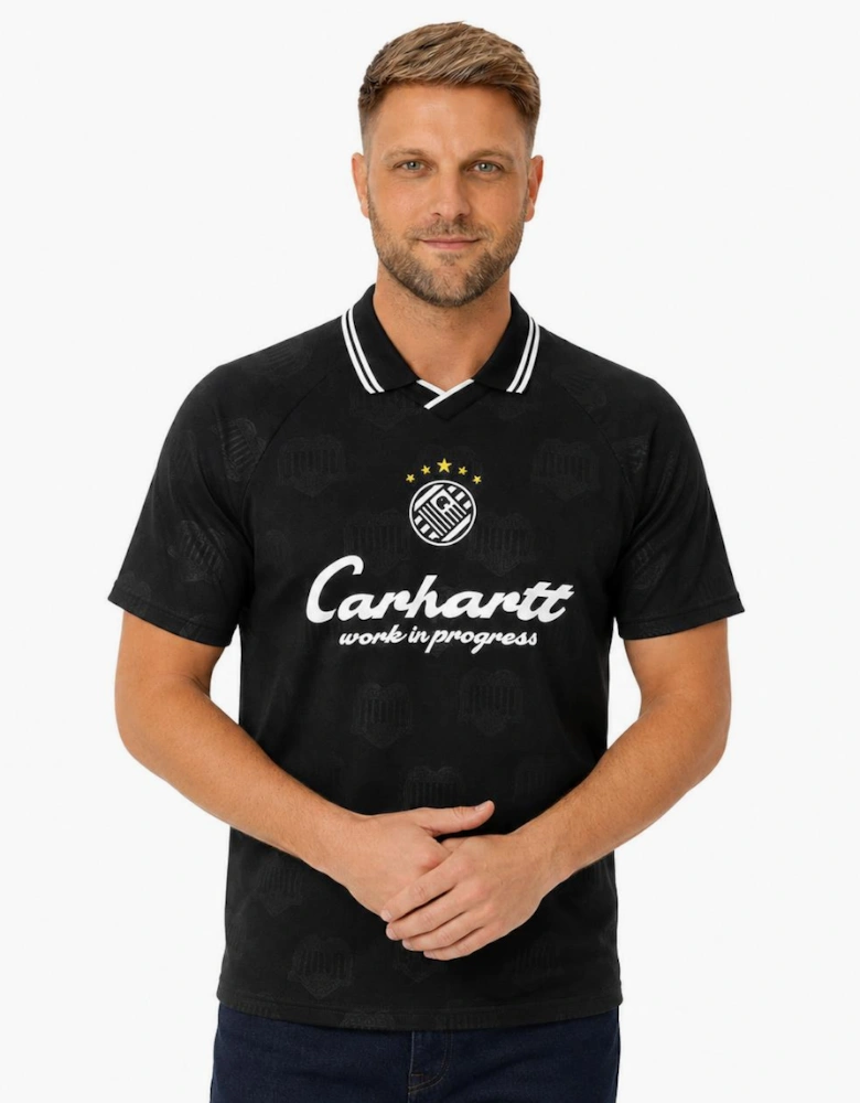 Carhartt WIP Terrace Football Heart Train T-Shirt Jacquard/Black
