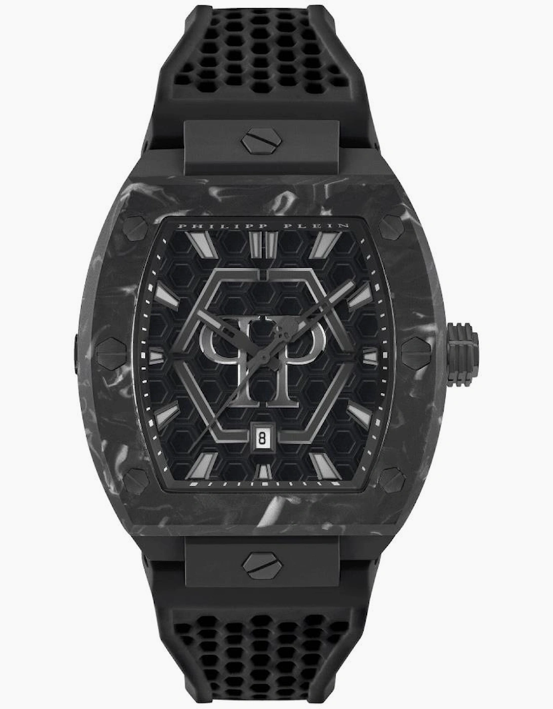 Philipp Plein Men's Black Pwpua0624 The Hexagon Phantom Watch