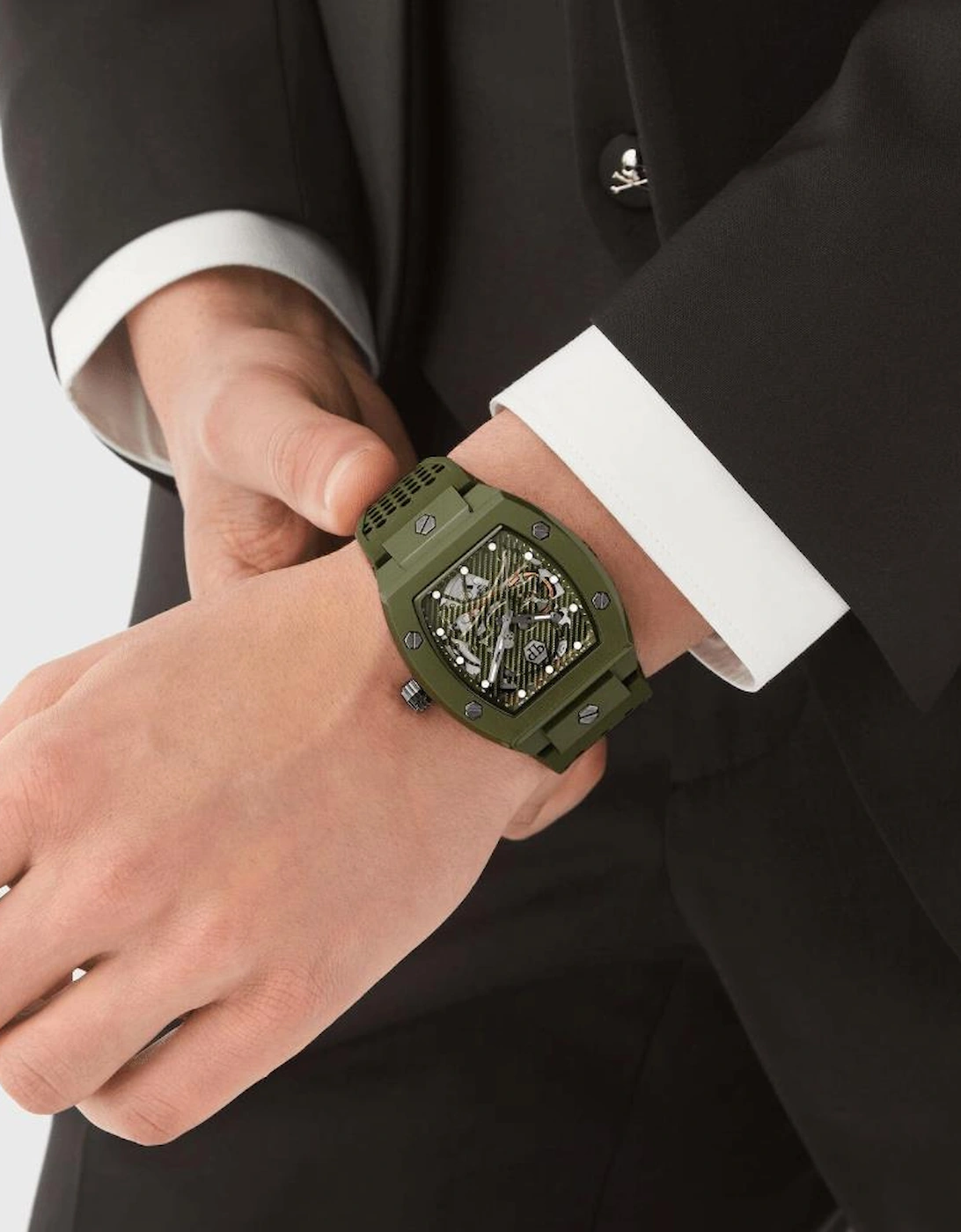 Philipp Plein PWVBA0223 The Skeleton Ecoceramic Men's Watch