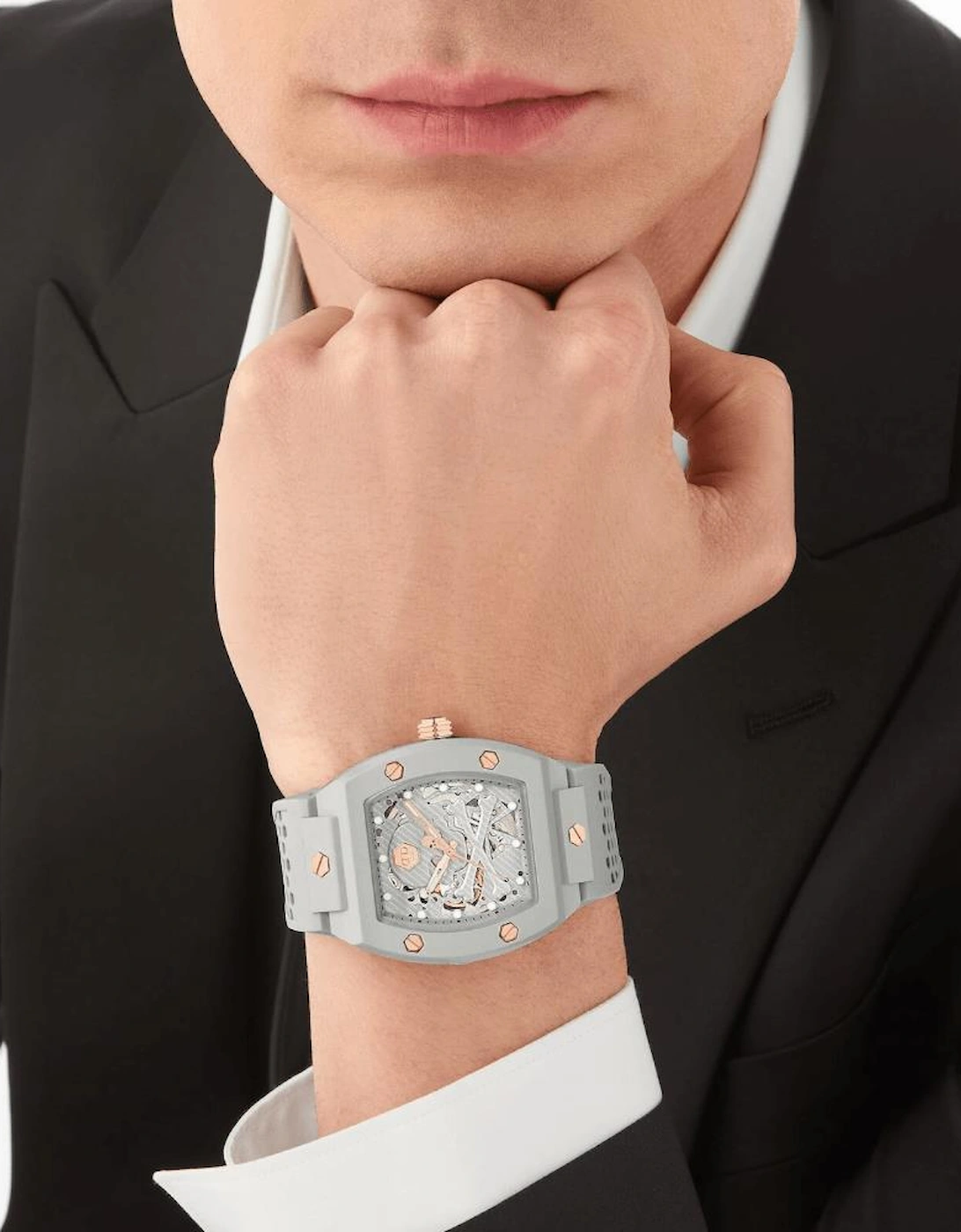 Philipp Plein PWVBA0123 The $keleton Ecoceramic Men's Watch