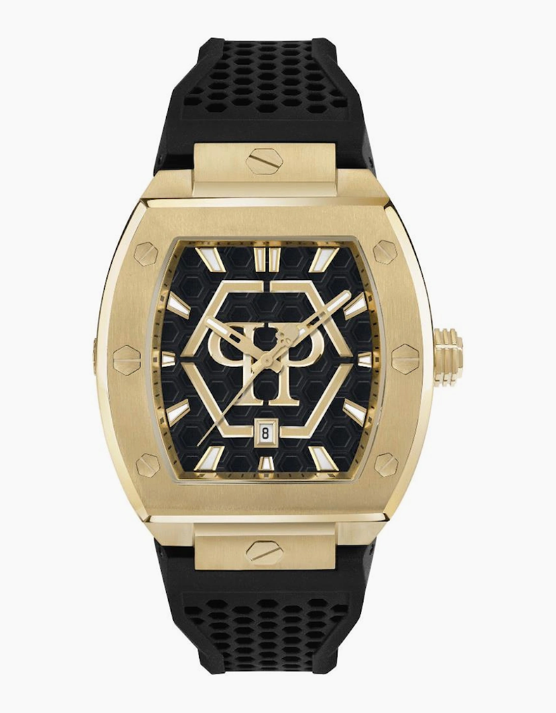 Philipp Plein Men's Black Pwpua0424 The Hexagon Phantom Watch