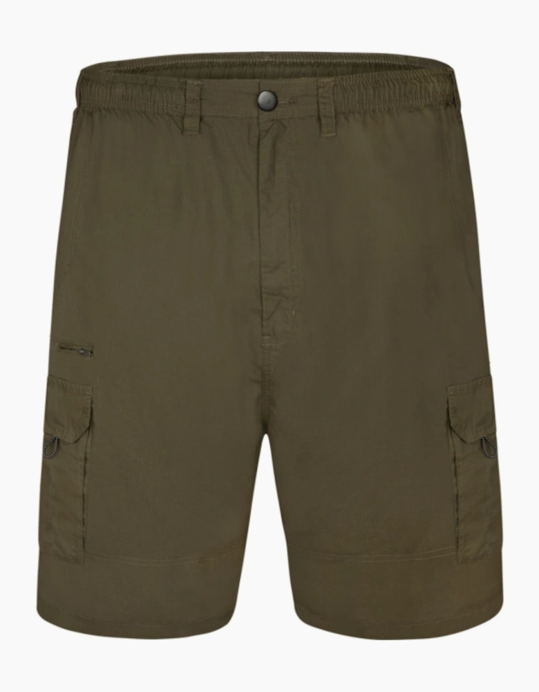 Espionage Mens Stretch Poplin Big & Tall Cargo Shorts