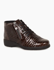 397 Brown Croc Pat