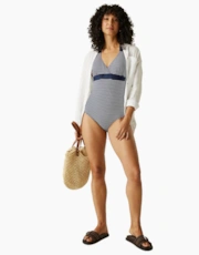 Navy/White Stripe