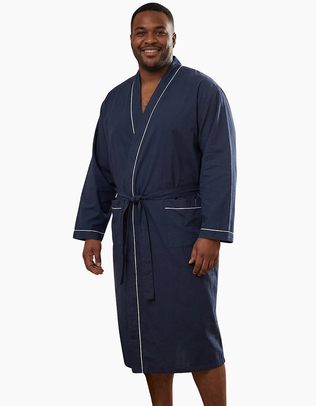 Espionage Mens Lightweight Big & Tall Dressing Gown, 2 of 1
