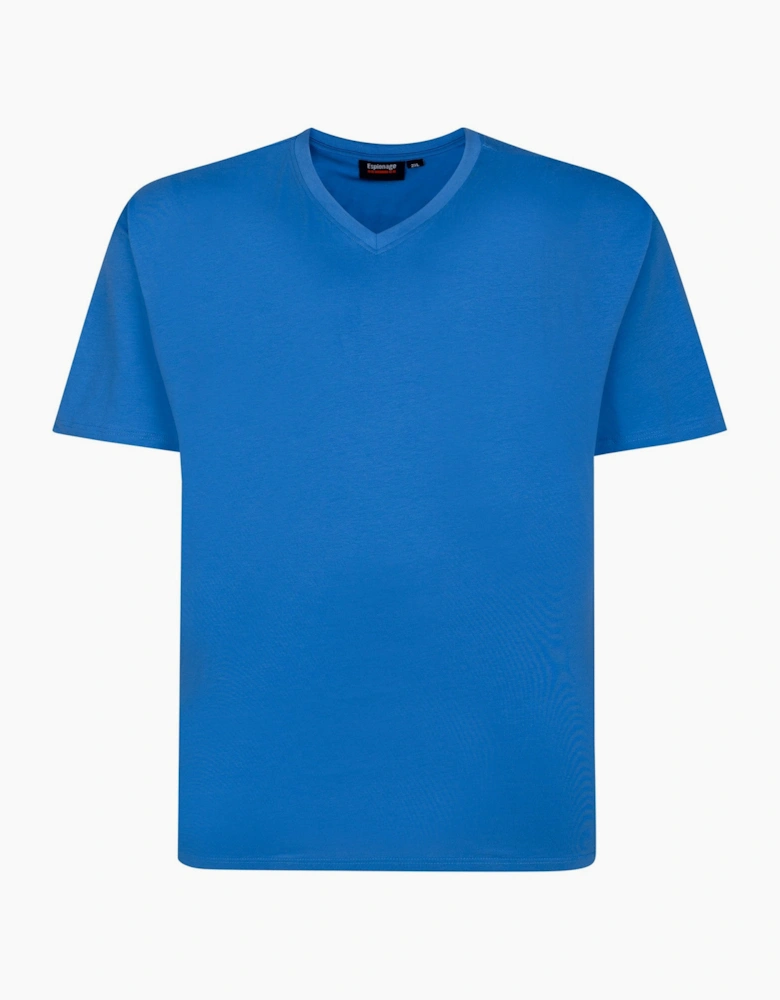 Espionage Mens Plain V-Neck Big & Tall Short Sleeve T-Shirt