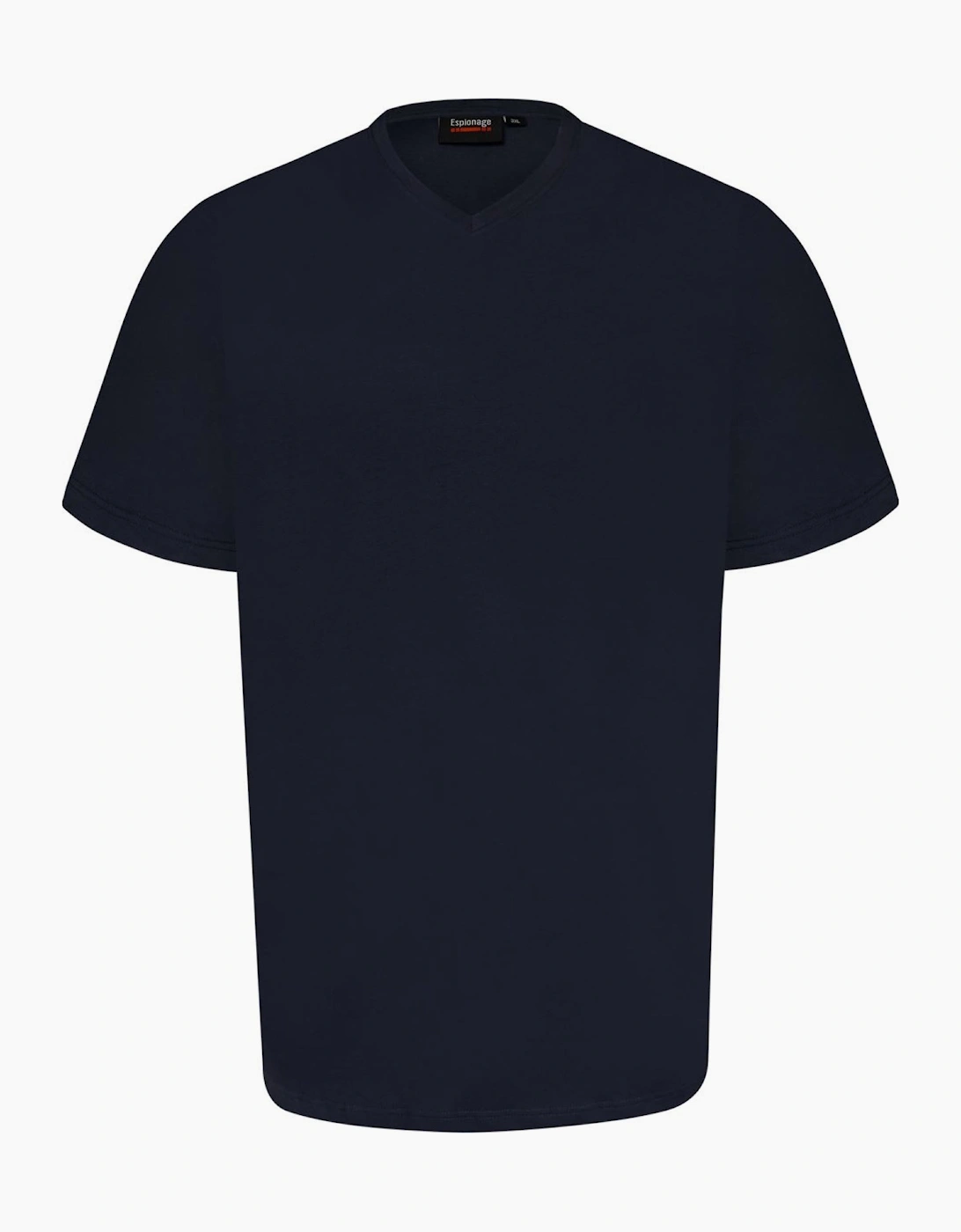 Espionage Mens Plain V-Neck Big & Tall Short Sleeve T-Shirt