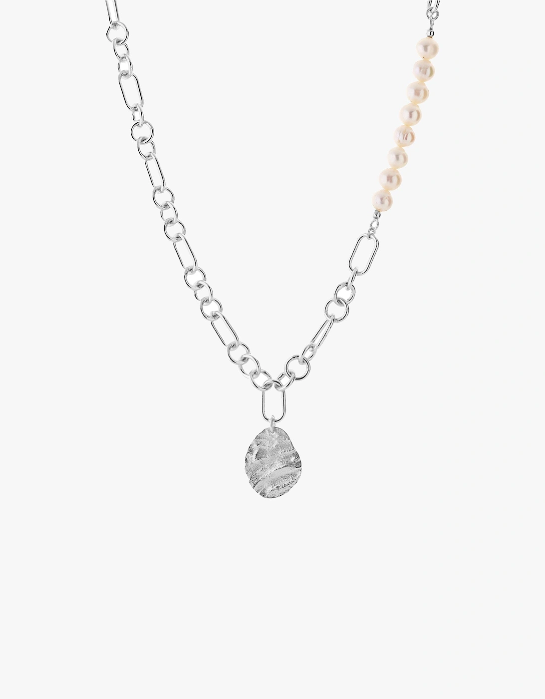 Tutti & Co Women's Silver Natura Necklace