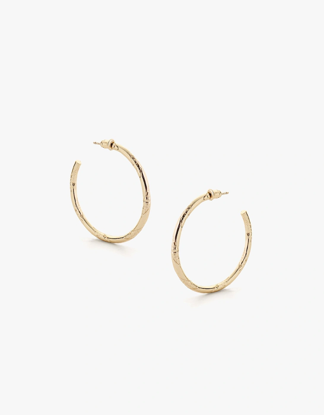 Tutti & Co Unisex Gold Fearless Earrings