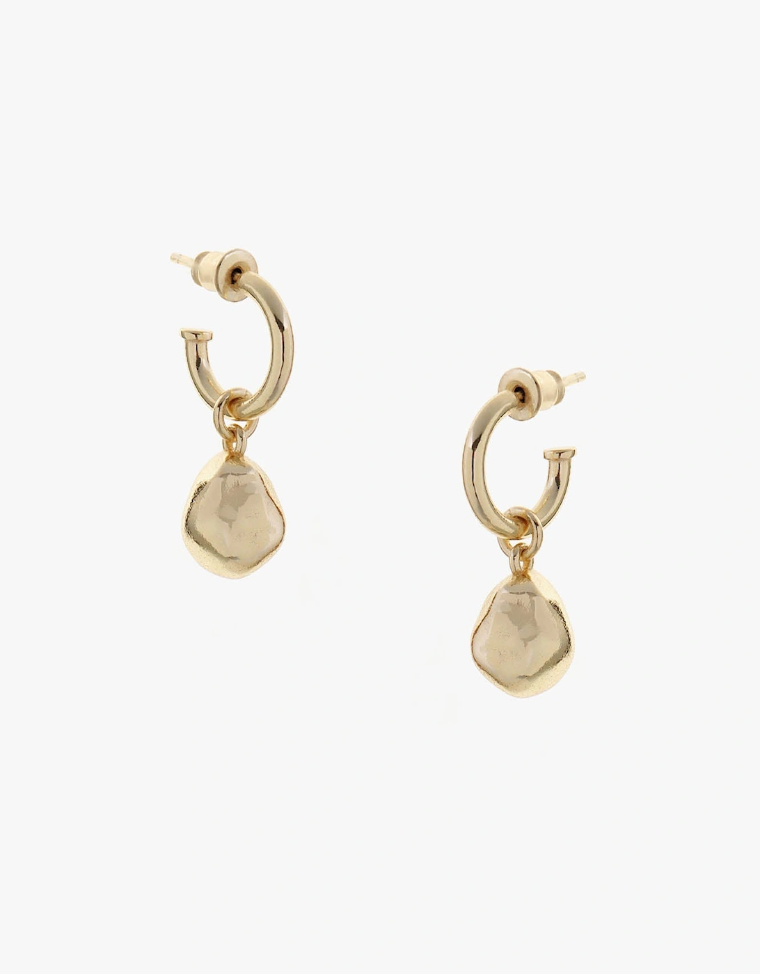 Tutti & Co Unisex Gold Horizon Earrings