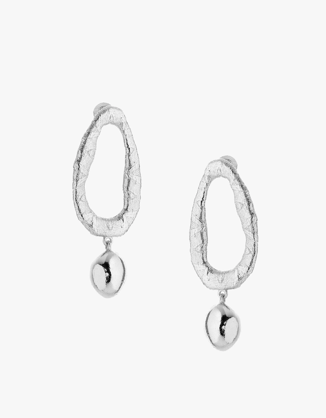 Tutti & Co Women's Silver Mare Earrings