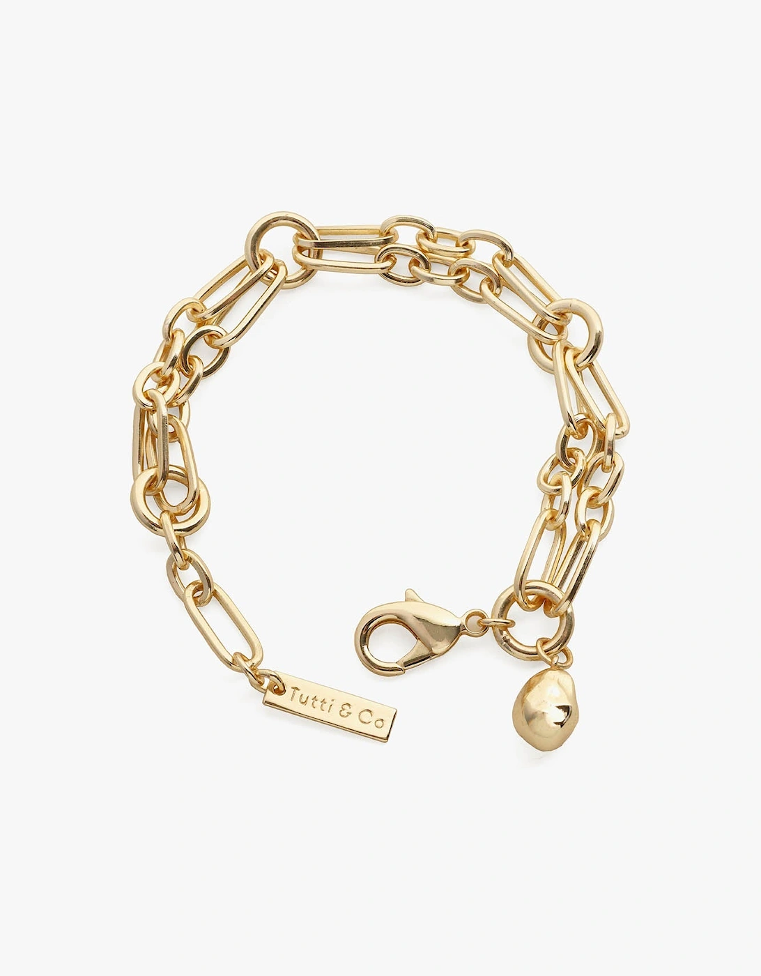 Tutti & Co Women's Gold Horizon Bracelet