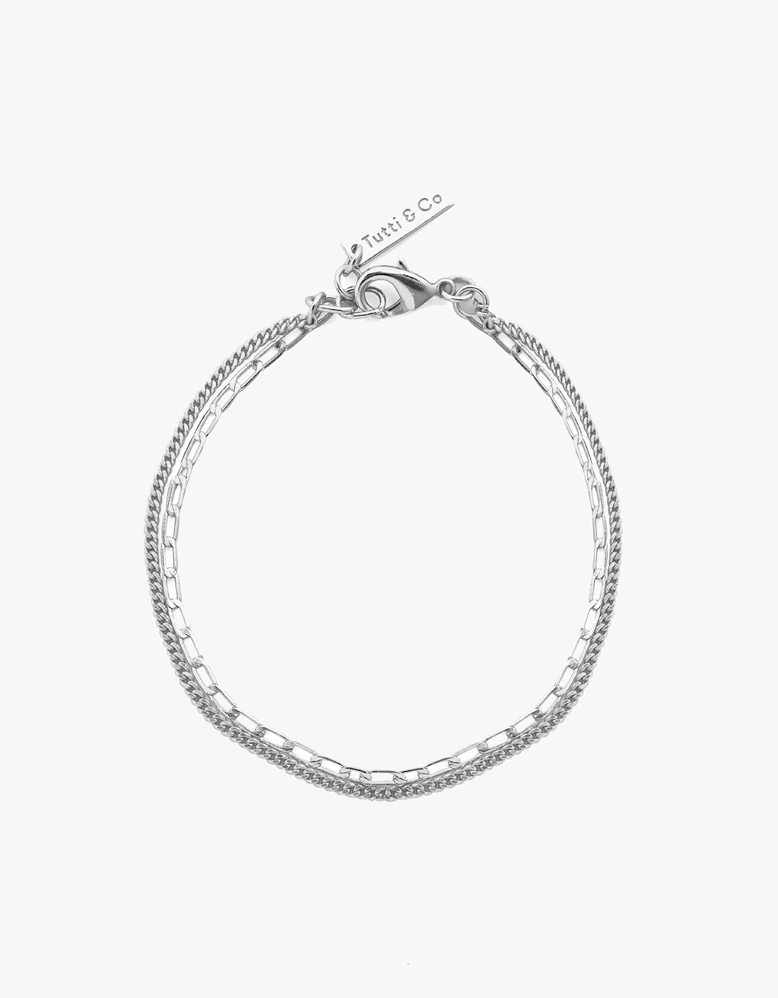 Tutti & Co Women's Silver Allure Anklet