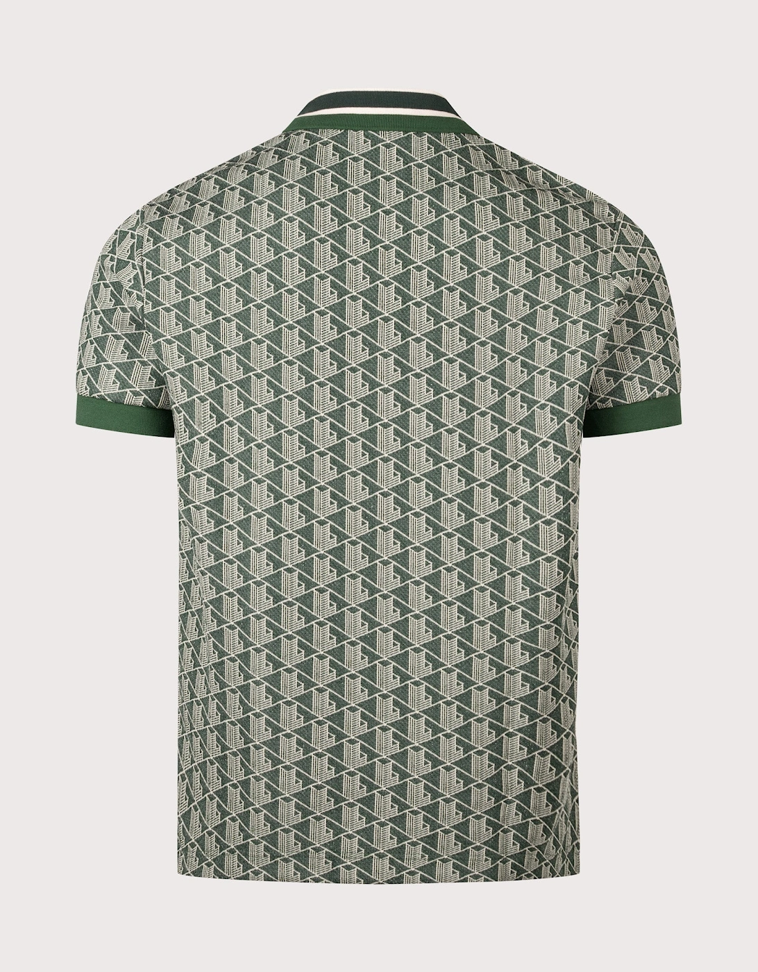 Regular Fit Monogram Jacquard Polo Shirt
