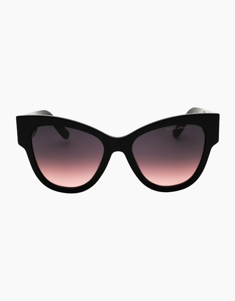 Marc Jacobs Violet Gradient Lensed Black Sunglasses