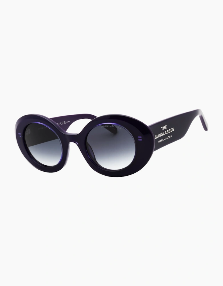 Marc Jacobs Black Oval Sunglasses