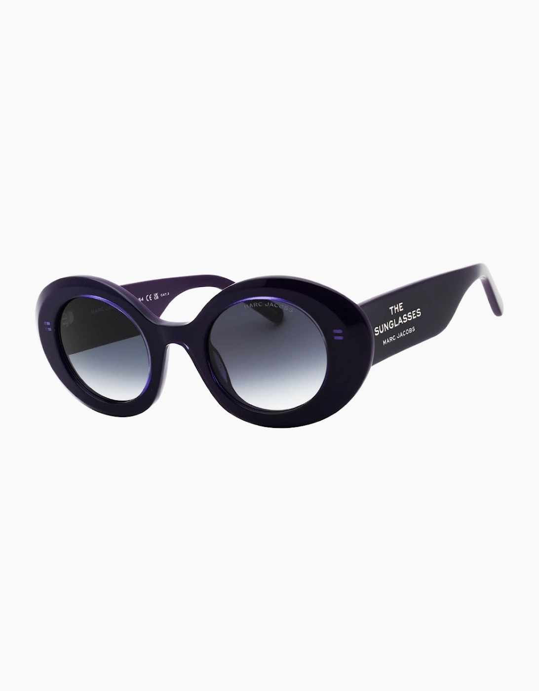 Marc Jacobs Black Oval Sunglasses