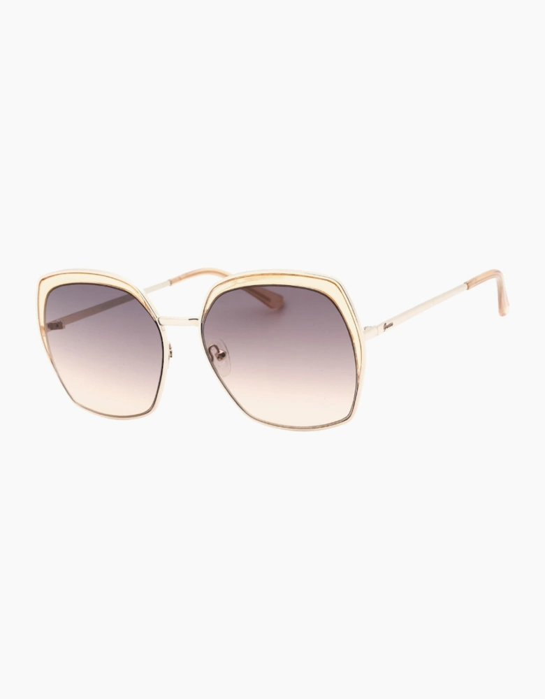 Guess Octagonal Gold Sunglasses