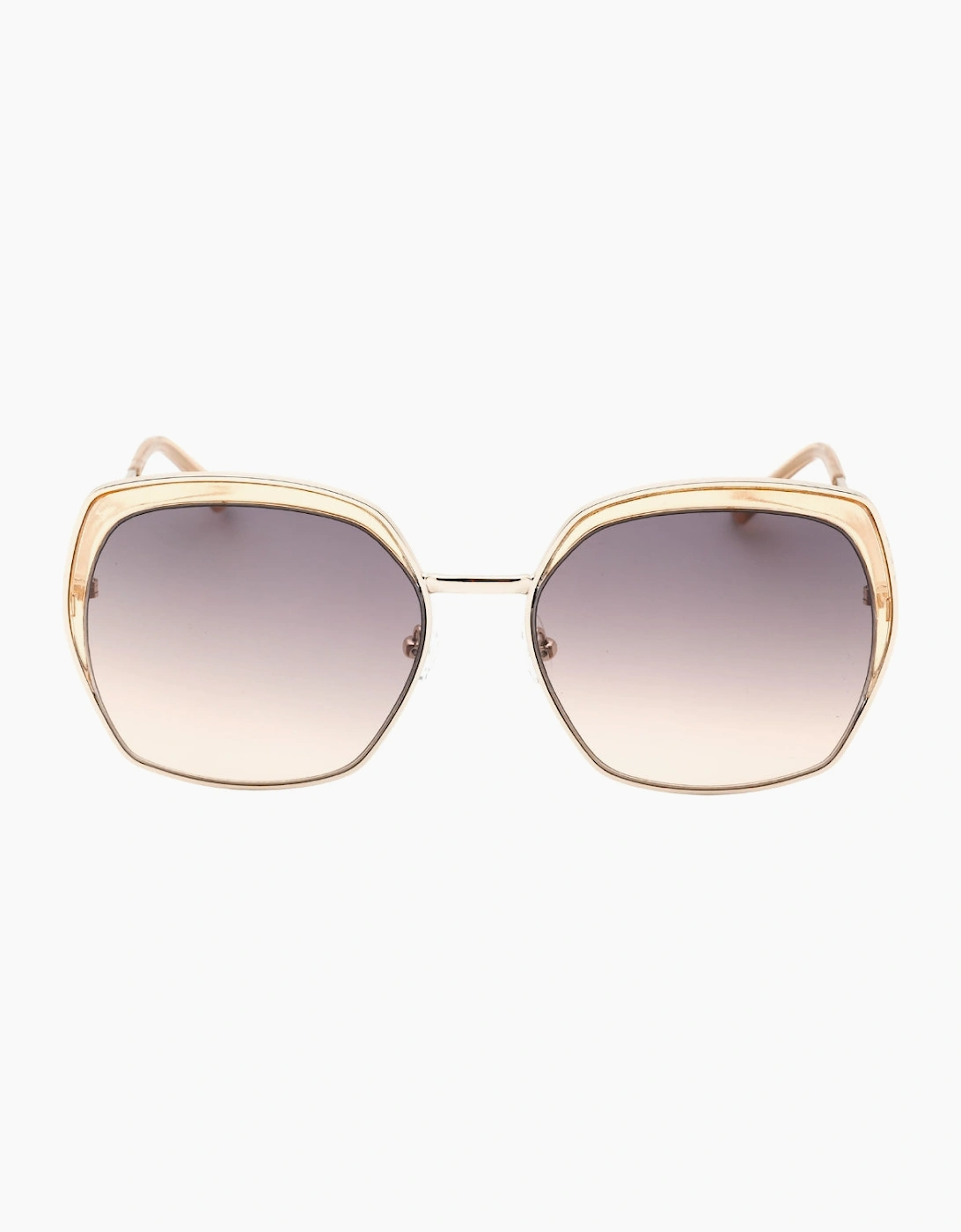Guess Octagonal Gold Sunglasses