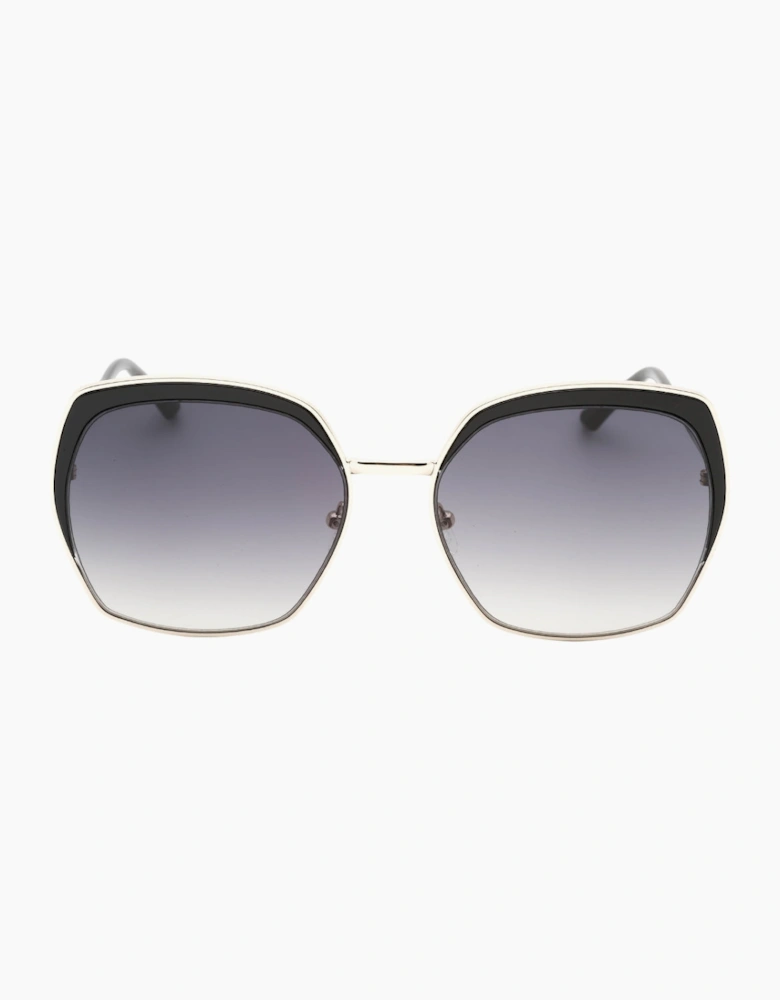 Guess Gradient Smoke Lens Gold Sunglasses