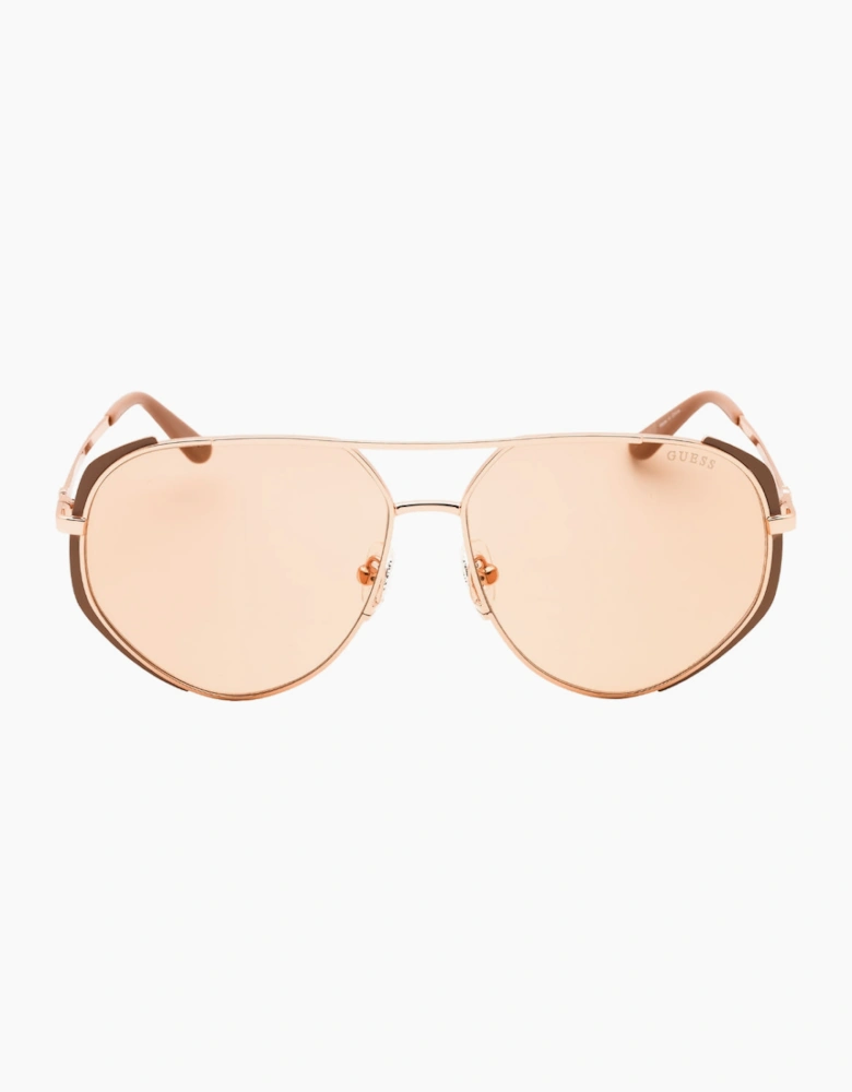 Guess Polished Rose Gold Sunglasses