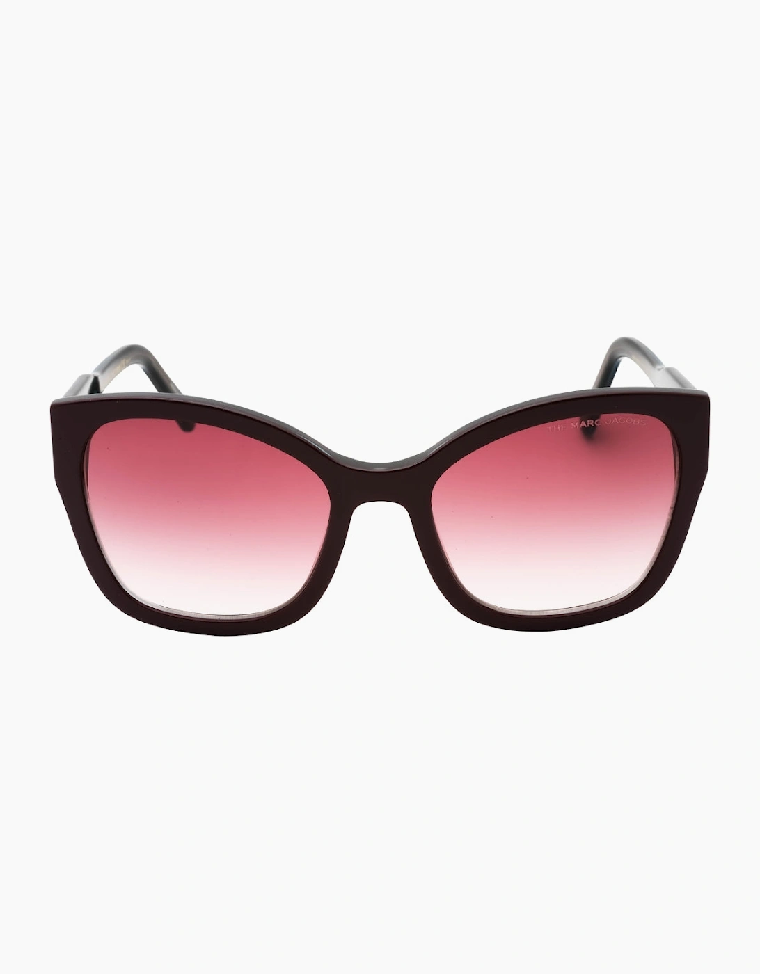 Marc Jacobs Burgundy Frame Pink DS Lensed Sunglasses